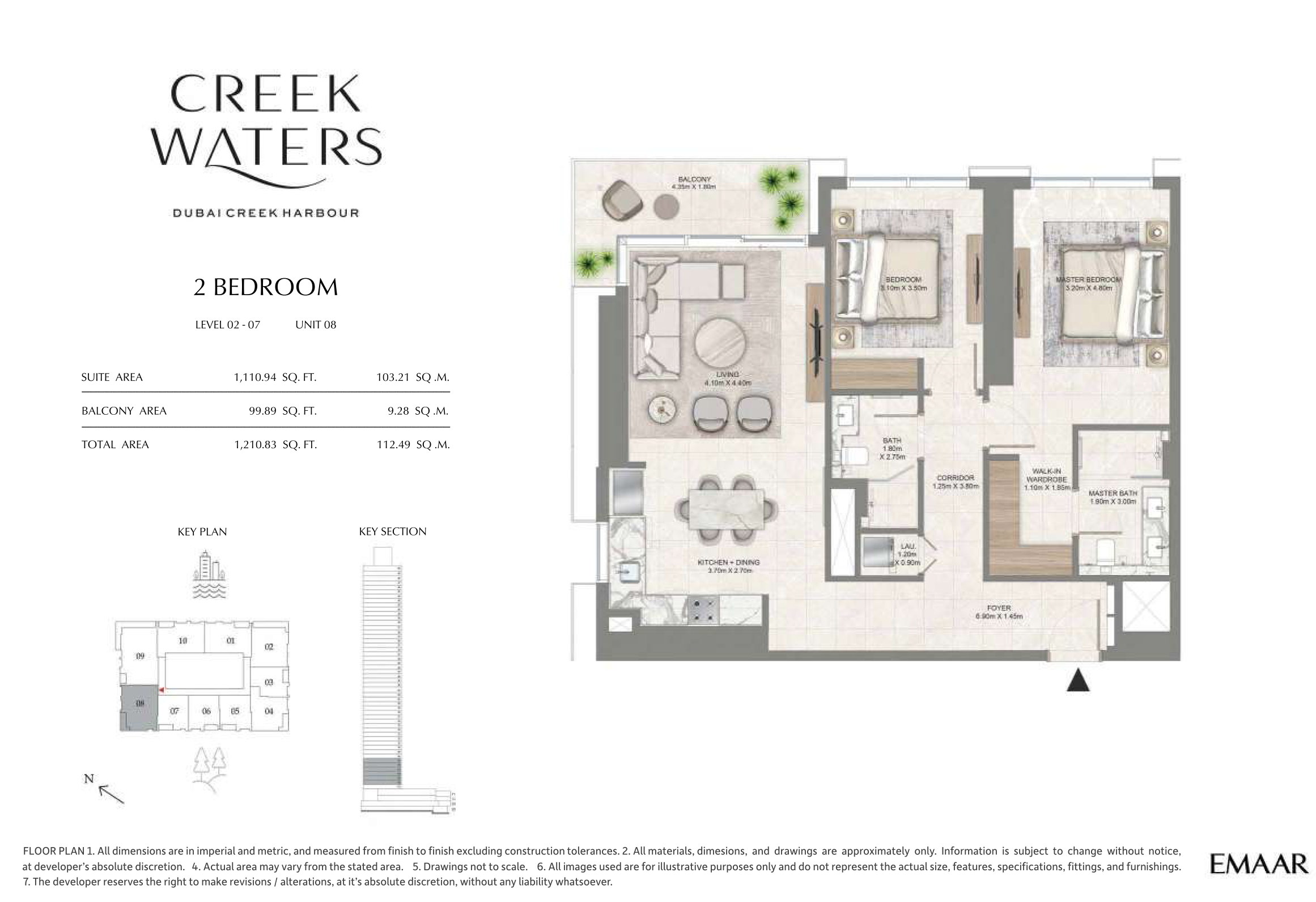 2 Bedroom Unit 8 - Level 2-7