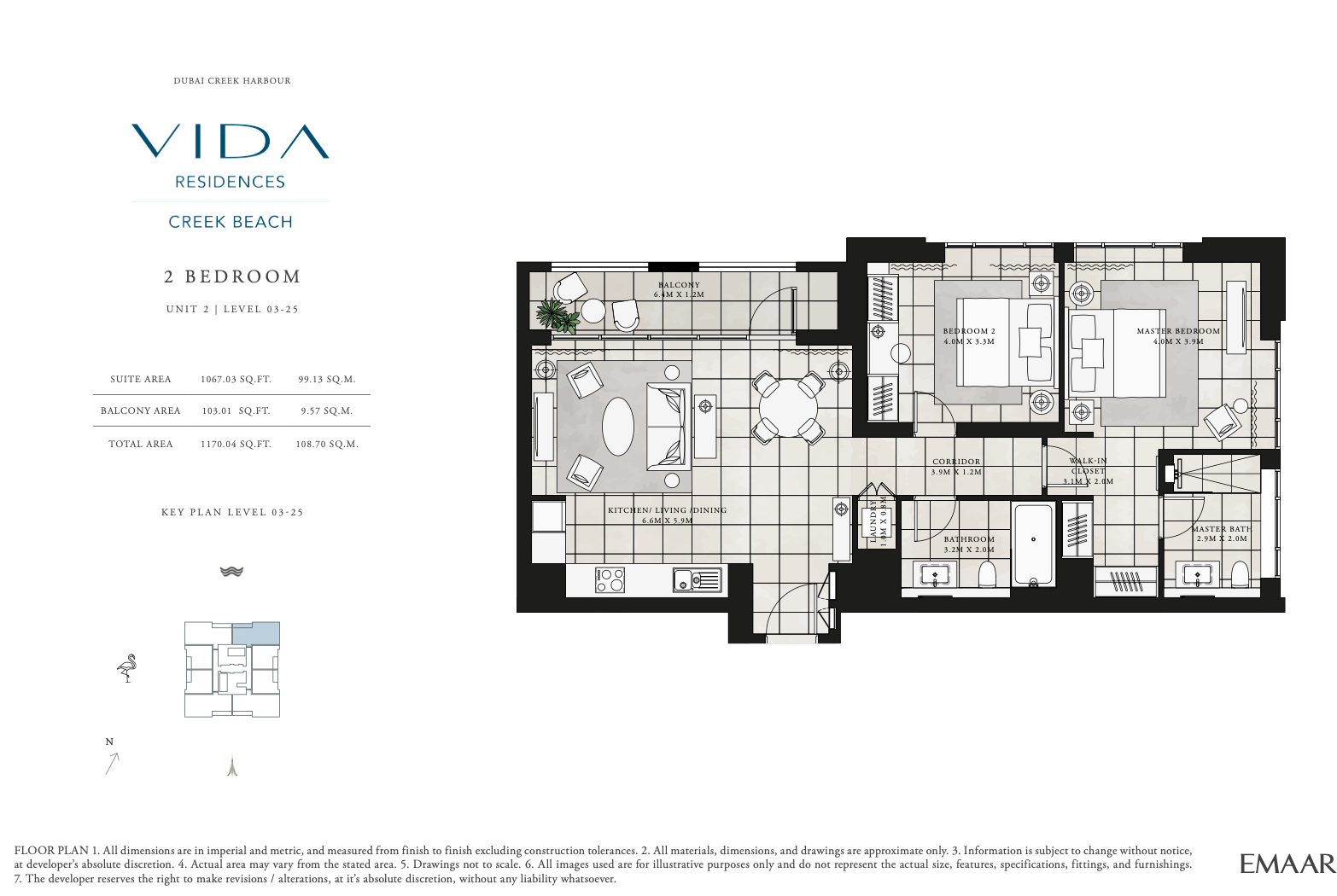 2 Bedroom Unit 2 - Level 3-25
