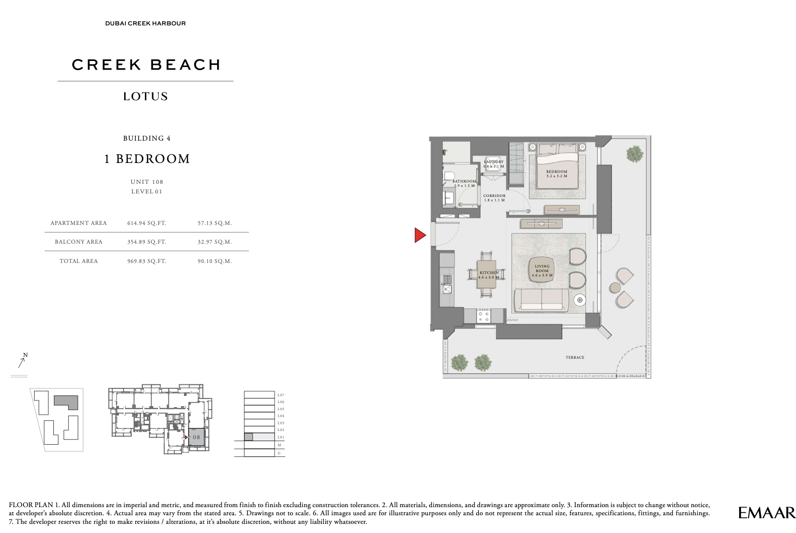 1 Bedroom Unit 8 - Level 1