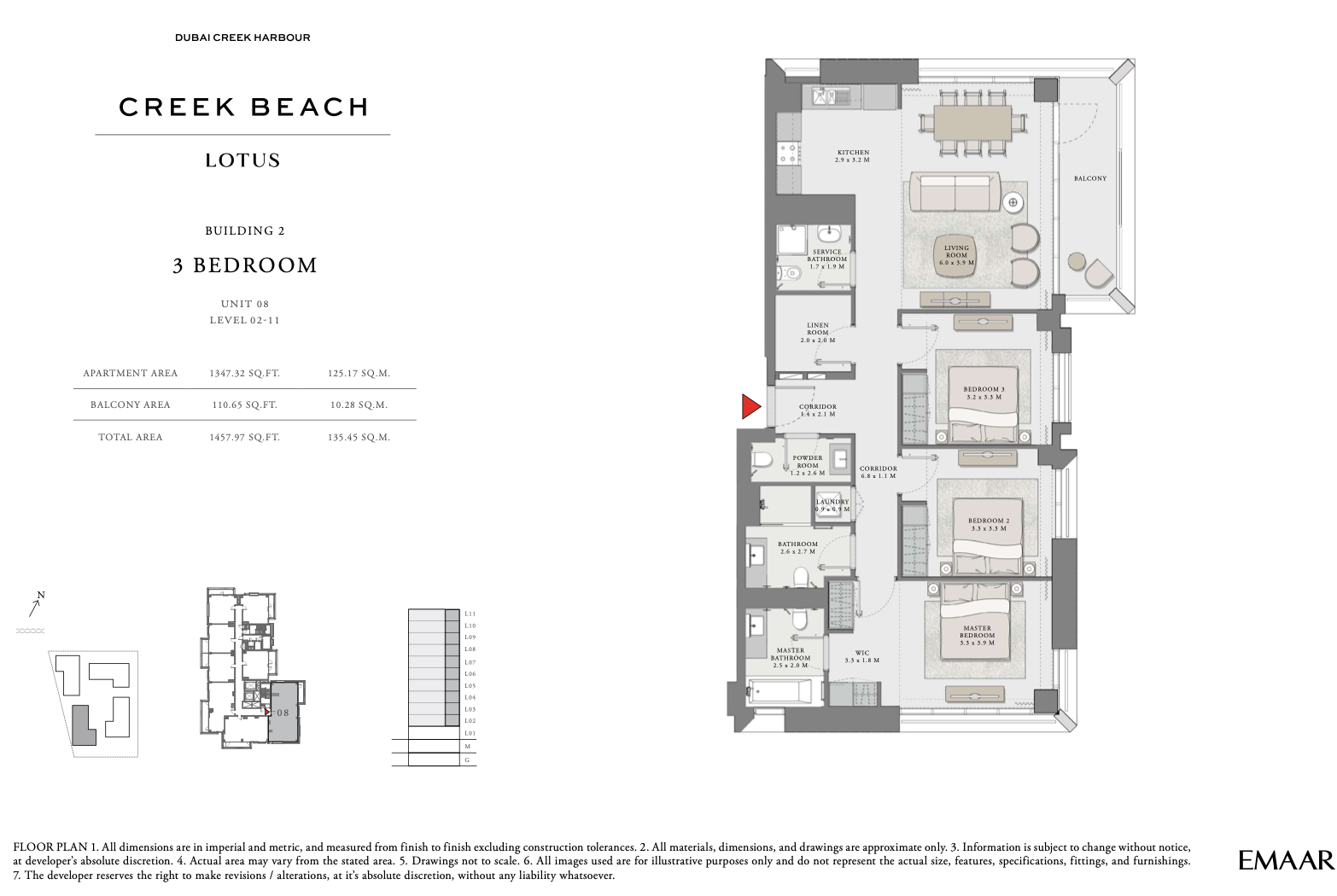 3 Bedroom Unit 8 - Level 2-11