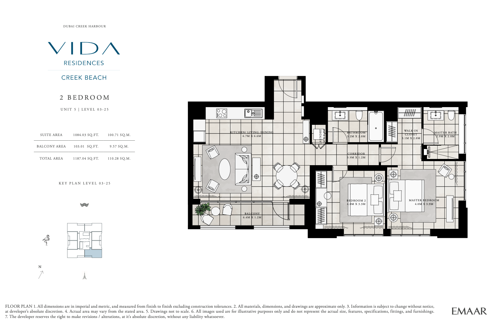 2 Bedroom Unit 5 - Level 3-25