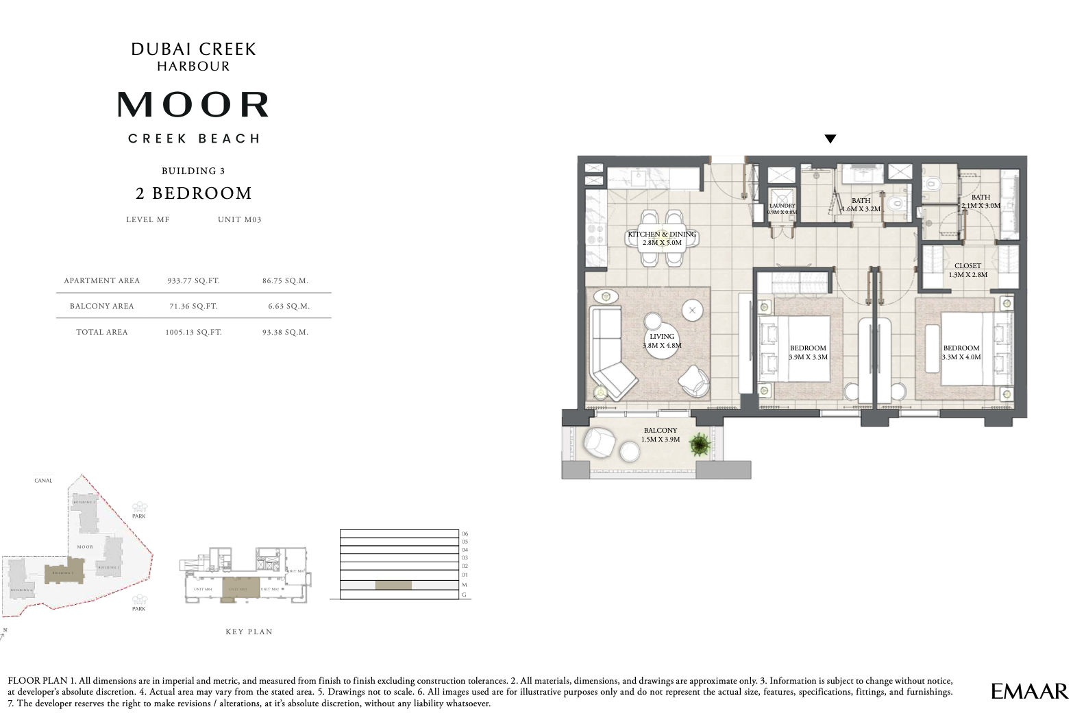 2 Bedroom Unit 3 - Level MF