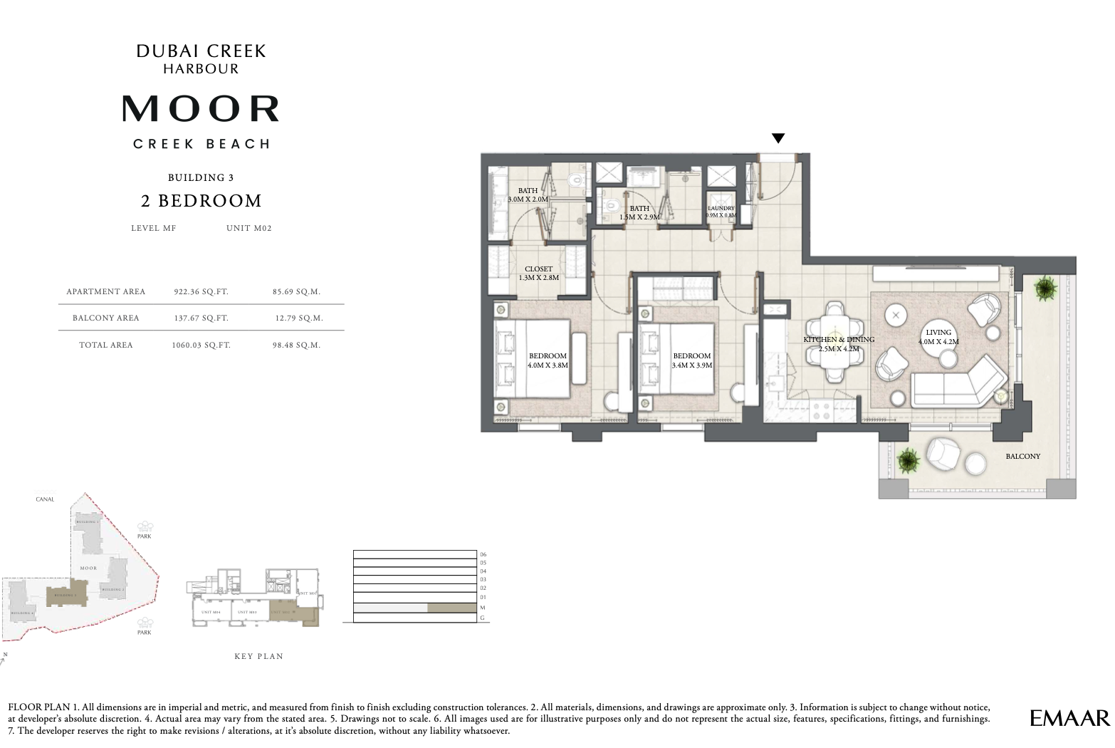 2 Bedroom Unit 2 - Level MF