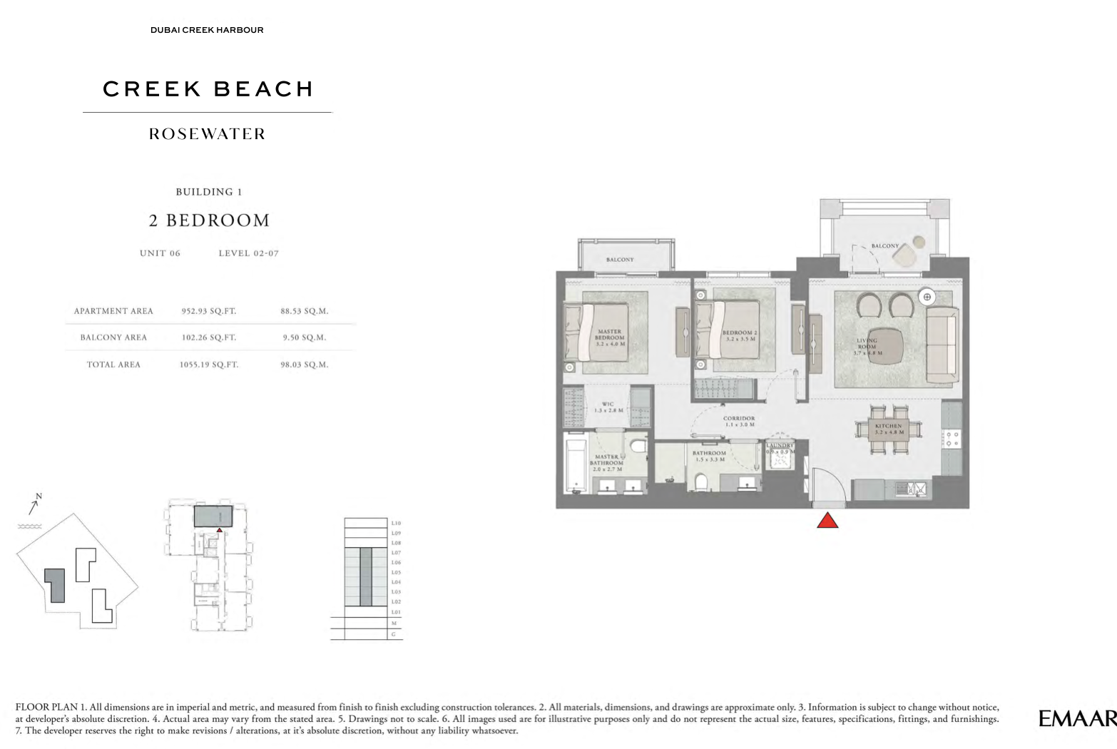 2 Bedroom Unit 6 -  Level 2-7
